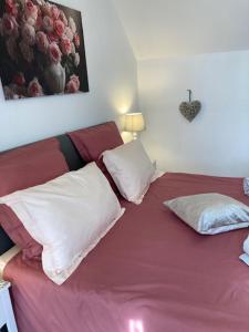 Postel nebo postele na pokoji v ubytování Chambre d'Hôtes Salamandre
