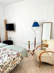 TV a/nebo společenská místnost v ubytování Apartamento Torre de la Roca Torremolinos