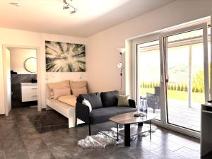 Posezení v ubytování Cozy hilltop stay in Weikersheim