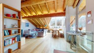 Posezení v ubytování Abitaziun Suot Larsch 4 1 - Celerina