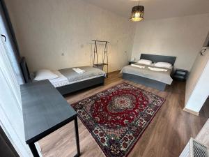Voodi või voodid majutusasutuse Hotel Terrace Rabath toas