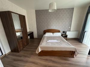 Voodi või voodid majutusasutuse Hotel Terrace Rabath toas