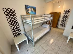 Ένα ή περισσότερα κρεβάτια σε δωμάτιο στο Seaside Apartments & Rooms Kampouri