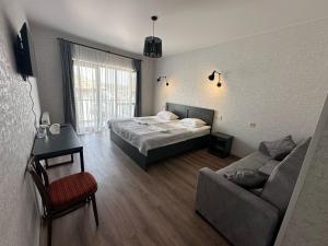 Voodi või voodid majutusasutuse Hotel Terrace Rabath toas