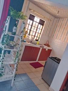 Kuchyň nebo kuchyňský kout v ubytování Lovely one bedroom airbb in THIKA with WiFi ,ample parking-next to the road
