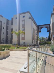 a view of a building in a city at La PERLA in Hammamet Sud