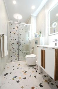 Ένα μπάνιο στο Boho Apartment Sozopol +6 φωτογραφίες
