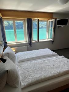 Voodi või voodid majutusasutuse Hotel WALZ toas