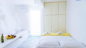 Letto o letti in una camera di Villa Boufla