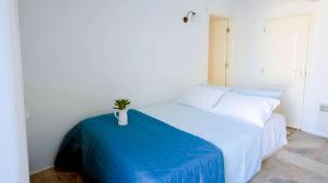 Letto o letti in una camera di Villa Boufla