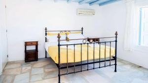 Letto o letti in una camera di Villa Boufla