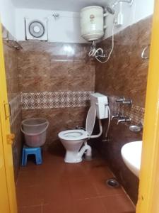 Koupelna v ubytování Sandeep homestay