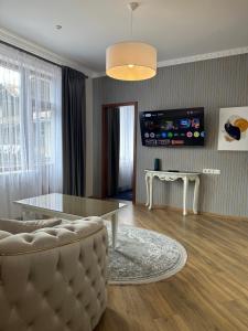 TV a/nebo společenská místnost v ubytování Hotel Villa Sofia