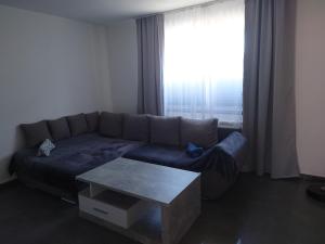 Χώρος καθιστικού στο Ferienwohnung Ella