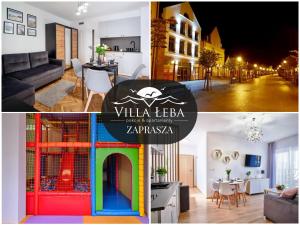 Posezení v ubytování Villa Łeba Pokoje & Apartamenty