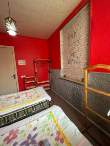 Postel nebo postele na pokoji v ubytování Guest House Barbi