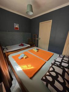 Postel nebo postele na pokoji v ubytování Guest House Barbi