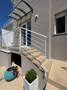 Balkón nebo terasa v ubytování Orizzonte Mare Panoramic Rooms