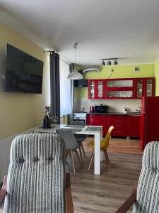 Η κουζίνα ή μικρή κουζίνα στο Apartament Salamandra Uno