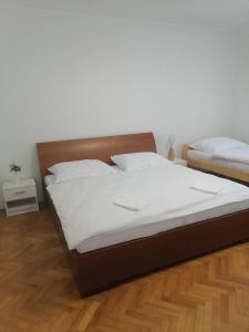 Postel nebo postele na pokoji v ubytování Vidiecky Dom