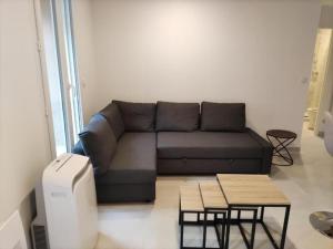 Χώρος καθιστικού στο Appartement Port-Vendres Rénové
