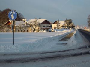 Gästehaus Jedinger durante l'inverno