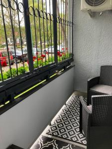 O zonă de relaxare la Központi Apartman 2