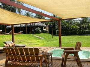 Zahrada ubytování A Villa 8 suites 30 pessoas