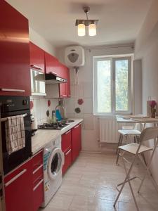 Kuchyň nebo kuchyňský kout v ubytování Casa NEVERSEEN