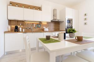 Dapur atau dapur kecil di B&B La Villetta sul Mare