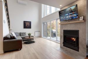 TV/trung tâm giải trí tại Chalet Rivage SPA & Games Ski Montcalm