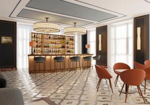Lounge nebo bar v ubytování Hotel Yaramar - Adults Recommended
