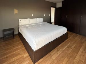 Postel nebo postele na pokoji v ubytování Gaviota Apartments & Suites