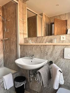 Koupelna v ubytování Hotel Erlenstegen
