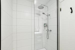 Vannituba majutusasutuses AX Hotel