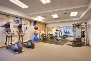 Fitnes oz. oprema za telovadbo v nastanitvi SpringHill Suites by Marriott Moab