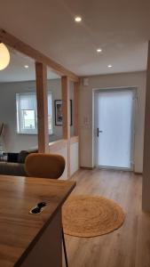Kuchyň nebo kuchyňský kout v ubytování L'atelier - logement neuf sur la route des vins d'Alsace