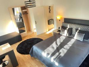 Postel nebo postele na pokoji v ubytování Junges Appartement