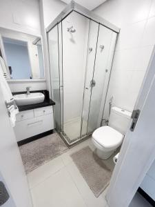 Un baño de Studio boutique Pátio Milano 500m Beira Mar shopping