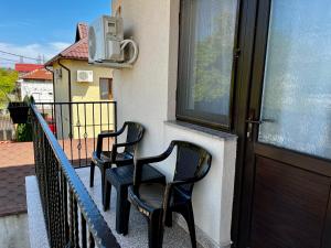 Balkón nebo terasa v ubytování Vila Macris
