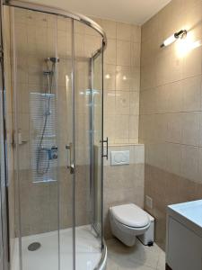 Vannituba majutusasutuses Apartmani Samec
