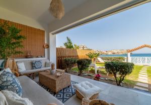 Balkón nebo terasa v ubytování Golden Shellseaside