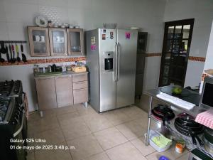 A cozinha ou cozinha compacta de Hostal EL Prado