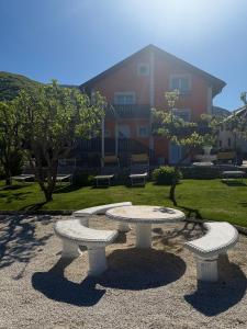 Vonkajšia záhrada v ubytovaní Plitvice Pension Perisic