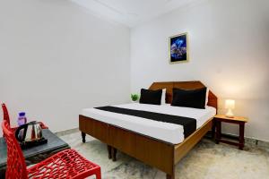 Postel nebo postele na pokoji v ubytování Super Hotel Live View