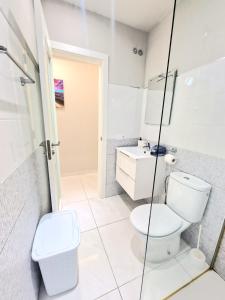 Phòng tắm tại Apartamento Nicole en el centro de Alcalá
