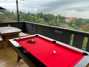 Biliár nebo kulečník v ubytování Villa Kay Mountain