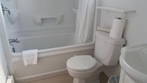 Koupelna v ubytování Tantramar Motel