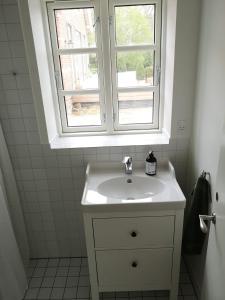 Koupelna v ubytování Langemose B&B