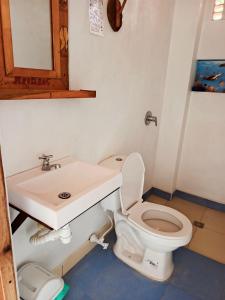 Koupelna v ubytování Cabaña Alojamiento Valhalla